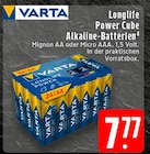 Longlife Power Cube Alkaline Batteries AA im Angebot bei EDEKA in Oberhausen Longlife Power Cube Alkaline Batteries AA Angebote von VARTA bei EDEKA Oberhausen für 7,77 €