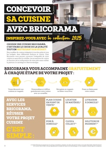 Catalogue Bricorama de la semaine "Mon Projet CUISINE" avec 2 pages, valide du 27/10/2025 au 31/12/2025 pour Jardres et alentours Prospectus Bricorama de la semaine "Mon Projet CUISINE" avec 2 pages, valide du 27/10/2025 au 31/12/2025 pour Jardres et alentours