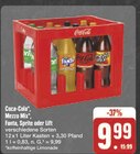 E center - Coca-Cola oder Mezzo Mix oder Fanta oder Sprite oder Lift Angebot im Prospekt Coca-Cola oder Mezzo Mix oder Fanta oder Sprite oder Lift bei E center im Prospekt "" für 9,99 €