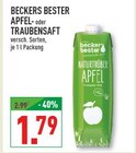 Apfel- oder Traubensaft Angebote von beckers bester bei Marktkauf Ibbenbüren für 1,79 €