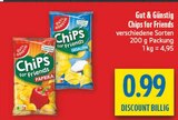 Chips for Friends im Angebot bei diska in Freiberg Chips for Friends Angebote von Gut & Günstig bei diska Freiberg für 0,99 €