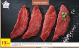Promo Viande bovine : bifteck (macreuse, gite) ou steak à griller à 13,49 € dans le catalogue Intermarché Express à Bordeaux