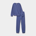 La Halle Haguenau - Promo Ensemble de jogging sweat et pantalon bleu gris fille Promo Ensemble de jogging sweat et pantalon bleu gris fille à 6,49 € dans le catalogue La Halle à Haguenau