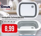 faltbares Schneidbrett im Angebot bei Kaufhaus Stolz in Wismar faltbares Schneidbrett Angebote von Brown by Stolz bei Kaufhaus Stolz Wismar für 8,99 €