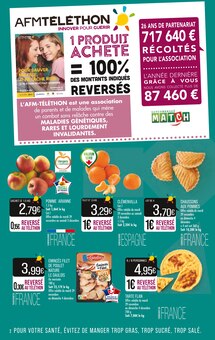 Catalogue Supermarchés Match à Kilstett cette semaine, valable du 29/11/2022 au 11/12/2022 Prospectus Supermarchés Match à Kilstett, "Bien manger à petit prix", 40 pages de promos valables du 29/11/2022 au 11/12/2022