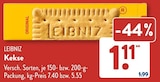 Kekse im ALDI SÜD Prospekt Kekse von Leibniz im aktuellen ALDI SÜD Prospekt für 1,11 €