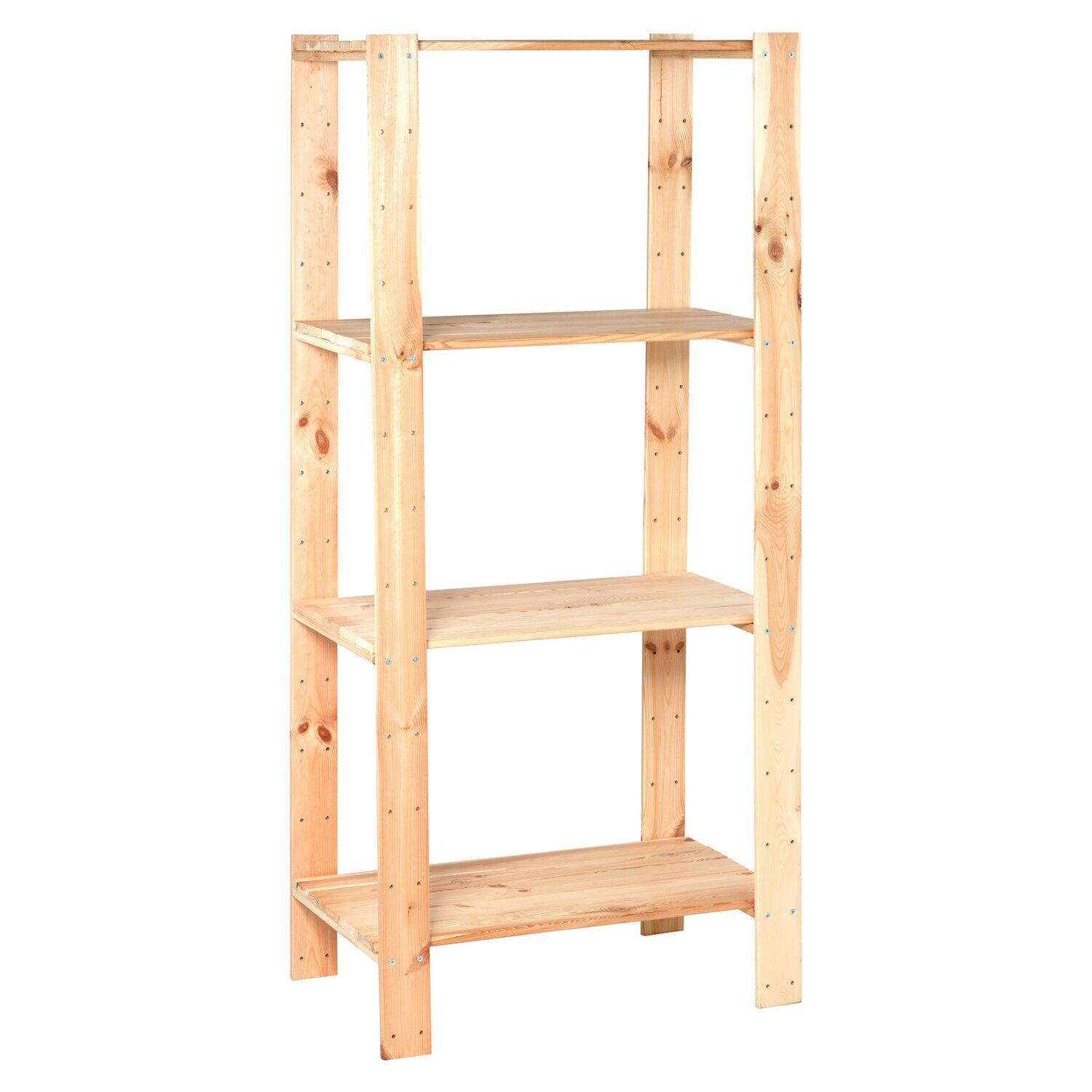 OBI Wasserburg - Holz-Schwerlast-Schraubregal FSC® 174 cm x 80 cm x 50 cm Naur Holz-Schwerlast-Schraubregal FSC® 174 cm x 80 cm x 50 cm Naur Angebot bei OBI Wasserburg im Prospekt ORDNUNG IM GARTEN