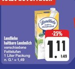 haltbare Landmilch bei EDEKA im Drebach Prospekt für 1,11 €