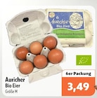 Bio Eier von Auricher im aktuellen aktiv & irma Prospekt