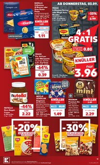 Nutella im aktuellen Kaufland Prospekt (Krefeld) Nutella im Kaufland Prospekt "Hier bin ich richtig" mit 60 Seiten (Krefeld)