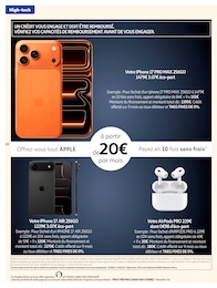 Prix et réduction Apple dans le prospectus Auchan Hypermarché en cours Offre Apple dans le catalogue Auchan Hypermarché du moment à la page 12
