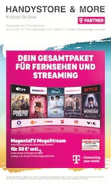 handystore & more Prospekt für Buchholz mit 8 Seiten handystore & more Prospekt für Buchholz: "DEIN GESAMTPAKET FÜR FERNSEHEN UND STREAMING", 8 Seiten, 01.08.2025 - 31.08.2025