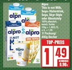 This is not Milk, Soya-/Haferdrink, Soya, Skyr-Style oder Absolutely von Alpro im aktuellen EDEKA Prospekt für 1,49 €