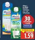 H-Milch von Minus L für 1,59 € bei E center im Angebot H-Milch von Minus L im aktuellen E center Prospekt