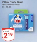 Frische-Siegel im Angebot bei GLOBUS in Kempen Frische-Siegel Angebote von WC Ente bei GLOBUS Kempen für 2,19 €