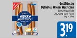 Delikatess Wiener Würstchen Angebote von Gut&Günstig bei E xpress München für 3,19 €