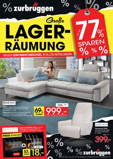 Relaxsessel im Zurbrüggen Prospekt "Große LAGERRÄUMUNG" mit 30 Seiten (Essen)