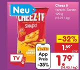 Cheez It im Netto Marken-Discount Prospekt Cheez It von Cheez It im aktuellen Netto Marken-Discount Prospekt für 1,79 €