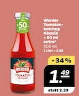 Tomatenketchup Klassik + 50 ml extra von Werder im aktuellen Netto mit dem Scottie Prospekt für 1,49 €