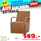 Aktuelle Fernsehsessel Angebote bei Seats and Sofas in Krefeld Aktuelles Knight Sessel Angebot bei Seats and Sofas in Krefeld ab 149,00 €