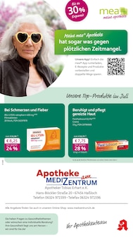 Aktueller mea - meine apotheke Prospekt "Unsere Juli-Angebote" Seite 1 von 4 Seiten für Haßloch