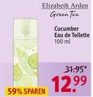 Green Tee Cucumber Eau de Toilette Angebote von Elizabeth Arden bei Rossmann Aurich für 12,99 €