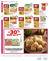 Prix et réduction Charcuterie dans le prospectus Carrefour en cours Offre Charcuterie dans le catalogue Carrefour du moment à la page 8
