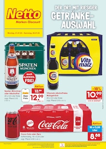 Cola im aktuellen Netto Marken-Discount Prospekt (Essen) Cola im Netto Marken-Discount Prospekt "Aktuelle Angebote" mit 65 Seiten (Essen)