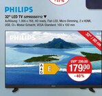 32" LED TV von Philips im aktuellen V-Markt Prospekt