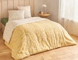 Parure housse de couette 140x200cm + 1 taie d'oreiller 63x63cm en promo chez Super U Noisy-le-Grand à 11,99 €