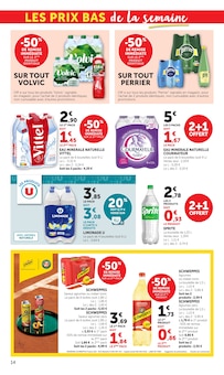 Promotion Perrier dans le prospectus Super U, valable du 19/05/2026 au 31/05/2026 Promo Perrier dans le catalogue Super U du moment à la page 14