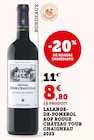 Promo Lalande-de-Pomerol AOP rouge 2023 à 8,80 € dans le catalogue Super U à Bourg-Saint-Maurice