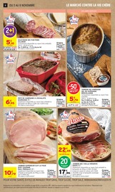 Promos Jambon cuit dans le catalogue "EN GROS, C'EST MOINS CHER" de Intermarché Hyper à la page 8