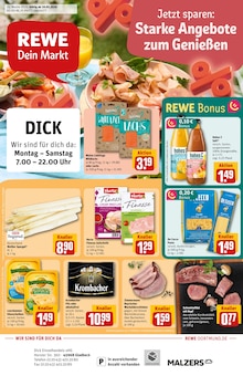 REWE Prospekt der Woche "Dein Markt" Seite 1, 18.05.2026 bis 23.05.2026 für Gladbeck Aktueller REWE Prospekt "Dein Markt" Seite 1 von 30 Seiten für Gladbeck
