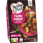 Tajine de boeuf aux olives noires et citron - TENDRE & PLUS en promo chez Carrefour Tajine de boeuf aux olives noires et citron - TENDRE & PLUS dans le catalogue Carrefour