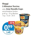 5 Minuten Terrine oder Asia Noodle Cups von Maggi im aktuellen V-Markt Prospekt für 0,99 €