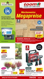 toom Baumarkt Baumärkte Prospekt der aktuellen Woche mit 16 Seiten, gültig von 11.10.2025 bis 17.10.2025, in Zinnowitz und Umgebung Aktueller toom Baumarkt Baumärkte Prospekt in Zinnowitz und Umgebung, "Respekt, wer's selber macht." mit 16 Seiten, 11.10.2025 - 17.10.2025