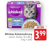 Katzennahrung im Angebot bei EDEKA in Rüsselsheim Katzennahrung Angebote von Whiskas bei EDEKA Rüsselsheim für 3,99 €