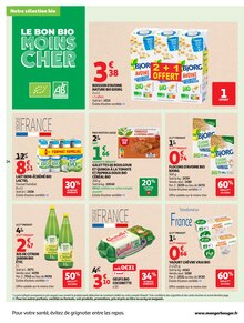 Promotion Bio dans le prospectus Auchan Hypermarché, valable du 18/08/2026 au 30/08/2026 Promo Bio dans le catalogue Auchan Hypermarché du moment à la page 14
