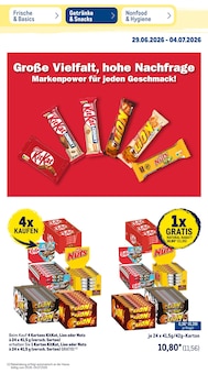 Schokolade im METRO Prospekt "Wochenangebote + Gewinnspiel" mit 53 Seiten (Hannover)