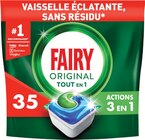 Tablettes lave-vaisselle Tout en 1 Original X35 - Fairy en promo chez Intermarché Contact Marignane à 4,79 €