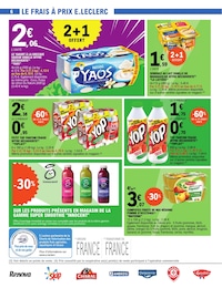 Offre Jus De Fruits dans le catalogue E.Leclerc du moment à la page 4