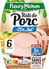 Rôti de porc cuit -25 % de sel Conservation sans nitrite à Cora dans Les Ayvelles