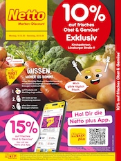Aktueller Netto Marken-Discount Kirchgellersen Prospekt "10% auf Obst & Gemüse" mit 2 Seiten