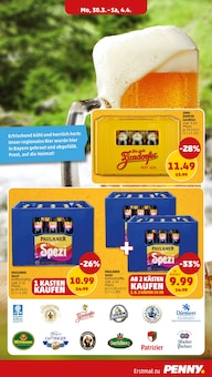 Bier im Penny Prospekt "Wer günstig will, muss Penny." mit 47 Seiten (Fürth)