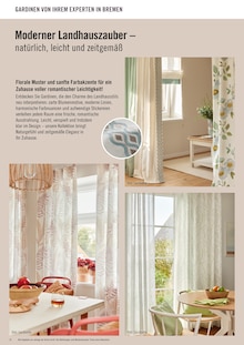 Gardinen im Witthus Heimtex-Fachmarkt GmbH Prospekt "GARDINEN SPEZIAL" mit 24 Seiten (Bremen)