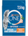 CROQUETTES AU POULET - 7,5KG - PURINA ONE en promo chez Animalis CROQUETTES AU POULET - 7,5KG - PURINA ONE dans le catalogue Animalis