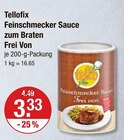 Feinschmecker Sauce zum Braten Frei Von von Tellofix für 3,33 € bei V-Markt im Angebot Feinschmecker Sauce zum Braten Frei Von von Tellofix im aktuellen V-Markt Prospekt