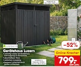 Gerätehaus Luzern im Angebot bei Netto Marken-Discount in Schwäbisch Hall Gerätehaus Luzern Angebote von Juskys bei Netto Marken-Discount Schwäbisch Hall für 799,00 €