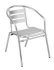 METRO Dortmund - Bistro Stapelstuhl Narni, Aluminium, silber Angebot im Prospekt Bistro Stapelstuhl Narni, Aluminium, silber bei METRO im Dortmund Prospekt für 29,74 €